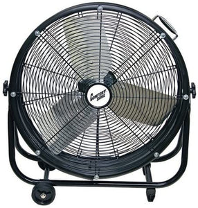 CZMC24 HBCLCZMC24 Industrial Drum Fan, 24" Barrel-Direct Drive, Black