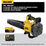 Dewalt DCBL722P1 20V MAX XR Lithium-Ion Brushless Handheld Cordless Blower Kit (5 Ah)