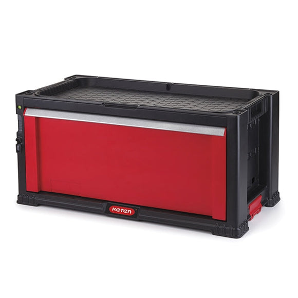 Tool Chest Box 1 Drawer Red/Grey