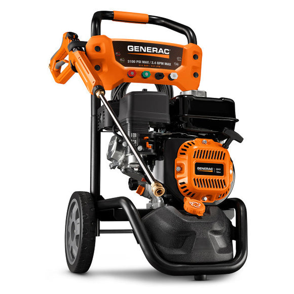 Generac 7019 196cc Gas 3,100 PSI 2.4 GPM Pressure Washer with PowerDial Gun