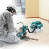 Makita XCV11Z 18V LXT Lithium-Ion Brushless 2 Gallon HEPA Filter Portable Wet/Dry Dust Extractor/Vacuum (Tool Only)