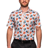 Men’s Waggle Cocky Rooster Golf Polo