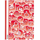 A4 Folder Social Icons