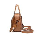 Synthetic leather ladies multifunctional backpack