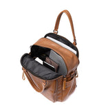 Synthetic leather ladies multifunctional backpack