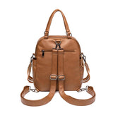 Synthetic leather ladies multifunctional backpack