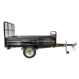 Detail K2 MMT5X7-DUG 5 ft. x 7 ft. Multi Purpose Utility Trailer Kits with Drive Up Gate (Black powder-coated)