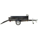 Detail K2 MMT5X7-DUG 5 ft. x 7 ft. Multi Purpose Utility Trailer Kits with Drive Up Gate (Black powder-coated)