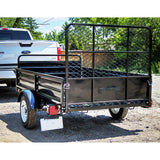 Detail K2 MMT5X7-DUG 5 ft. x 7 ft. Multi Purpose Utility Trailer Kits with Drive Up Gate (Black powder-coated)