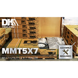 Detail K2 MMT5X7-DUG 5 ft. x 7 ft. Multi Purpose Utility Trailer Kits with Drive Up Gate (Black powder-coated)