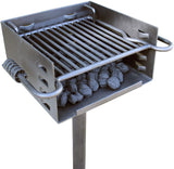 Outdoor Park-Style Charcoal Grill for Camping and Cookouts, BBQ Accessories