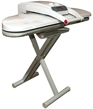 Extra Large Digital Ironing Steam Press with Stand, Including Extra Cover! 1800 Watts! 38 Powerful Jets of Steam, 100lbs of Pressure! (Extra Large with Stand)