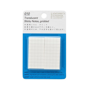 Translucent Sticky Notes Gridded 25mm