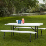 Lifetime 6-Foot Classic Folding Picnic Table 266