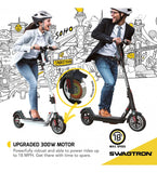 Swagger 5 High Speed Electric Scooter for Adults with 8.5” Tires, Cruise Control and 1-Step Portable Folding