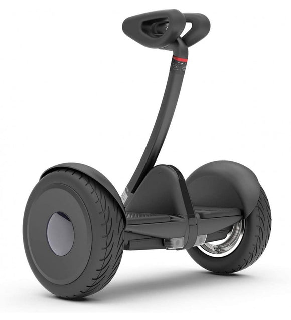 Segway Ninebot S Smart Self-Balancing Electric Scooter with LED light, Portable and Powerful, White and Black