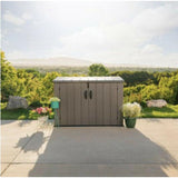Lifetime Horizontal Rough Cut Storage Shed 75 Cubic Feet