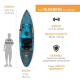 Lifetime Tamarack Pro 103 Sit-On-Top Kayak 411