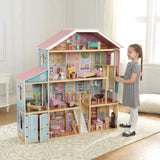 Grand View Mansion Dollhouse with Ez Kraft Assembly
