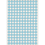 Office Pack Multi-purpose Labels Round 8mm Blue (2213)