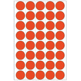 Office Pack Multi-purpose Labels Round 19mm Red (2252)