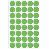 Office Pack Multi-purpose Labels Round 19mm Green (2255)