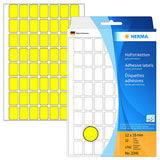 Office Pack Multi-purpose Labels 12 x 18mm Yellow (2341)