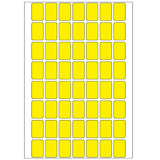 Office Pack Multi-purpose Labels 12 x 18mm Yellow (2341)