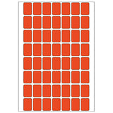 Office Pack Multi-purpose Labels 12 x 8mm Red (2342)