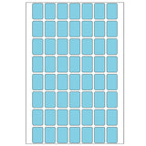 Office Pack Multi-purpose Labels 12 x 8mm Blue (2343)