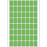 Office Pack Multi-purpose Labels 12 x 8mm Green (2345)