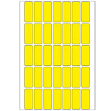 Office Pack Multi-purpose Labels 12 x 30mm Yellow (2351)