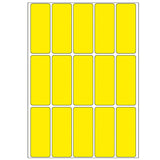 Office Pack Multi-purpose Labels 20 x 50mm Yellow (2411)