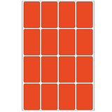 Office Pack Multi-purpose Labels 25 x 40mm Red (2452)