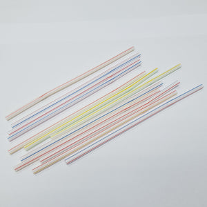 8" Flexible Straws Asstd Colour Carton (10, 000 pieces)