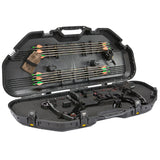 Plano All-Weather Series Bow Case, Black with Yellow Latches & Handle