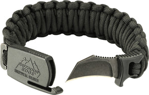 Outdoor Edge Para Claw Knife Bracelet Black Medium