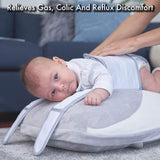 Newborn Comfort Cushion with Gentle Vibration and Heartbeat Sound, Helps Prevent Colic, Relieves Gas and Reflux, Provides Essential Tummy Time