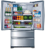 Propane Refrigerator Off Grid Compact Refrigerator with Freezer, 3.5 Cu.Ft, White