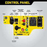 100574 4000-Watt RV Ready Digital Hybrid Inverter Generator, with Dual Fuel Technology, Black and Yellow