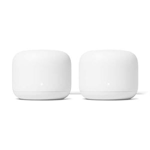 Google Nest Wifi –  AC2200 – Mesh WiFi System –  Wifi Router – 4400 Sq Ft Coverage – 2 pack
