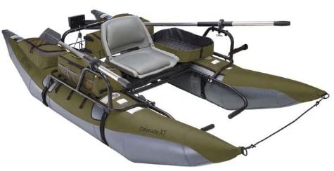 Colorado XT Inflatable Pontoon Boat With Transport Wheel & Motor Mount