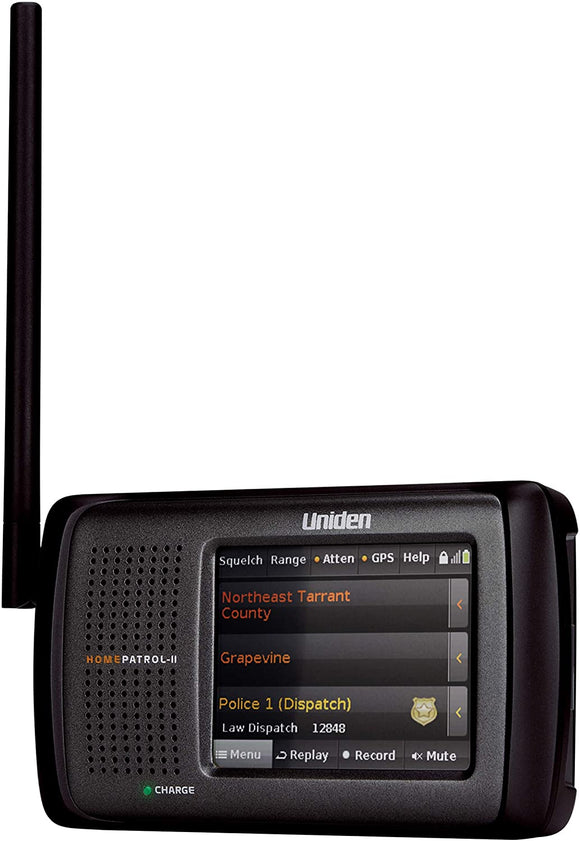 HomePatrol-2 Color Touchscreen Simple Program Digital Scanner, TrunkTracker V and S,A,M,E, Emergency/Weather Alert, APCO P25 Phase 1 and 2! Covers USA and Canada, Quick Record and Playback