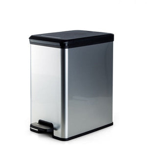 Curver Slim Pedal Bin 25L Metallic