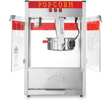 Commercial Popcorn Machine Maker Popper with Extra Large 16-Ounce Kettle – Red