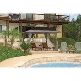 Mosaic 13′ x 13′ Pop-Up Gazebo Canopy (Black)