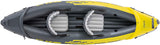 Explorer K2 Kayak, 2-Person Inflatable Kayak Set with Aluminum Oars and High Output Air Pump