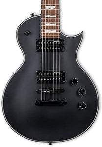 LTD EC-257 7-String Electric Guitar, Black Satin