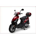 TAO 49cc / 50cc street legal fully automatic scooter moped with a Matching trunk – Choose your color