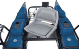 Colorado XTS Inflatable Fishing Pontoon Boat With Transport Wheel, Motor Mount & Swivel Seat